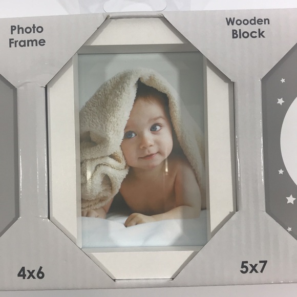 Wooden blocks and picture frame - Dream Big Little One - Picture 4 of 6